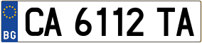 Truck License Plate